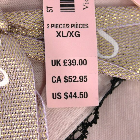 Brand NWT Knit Short Pajama Set - original Victoria’s Secret ribbon - Picture 3 of 4